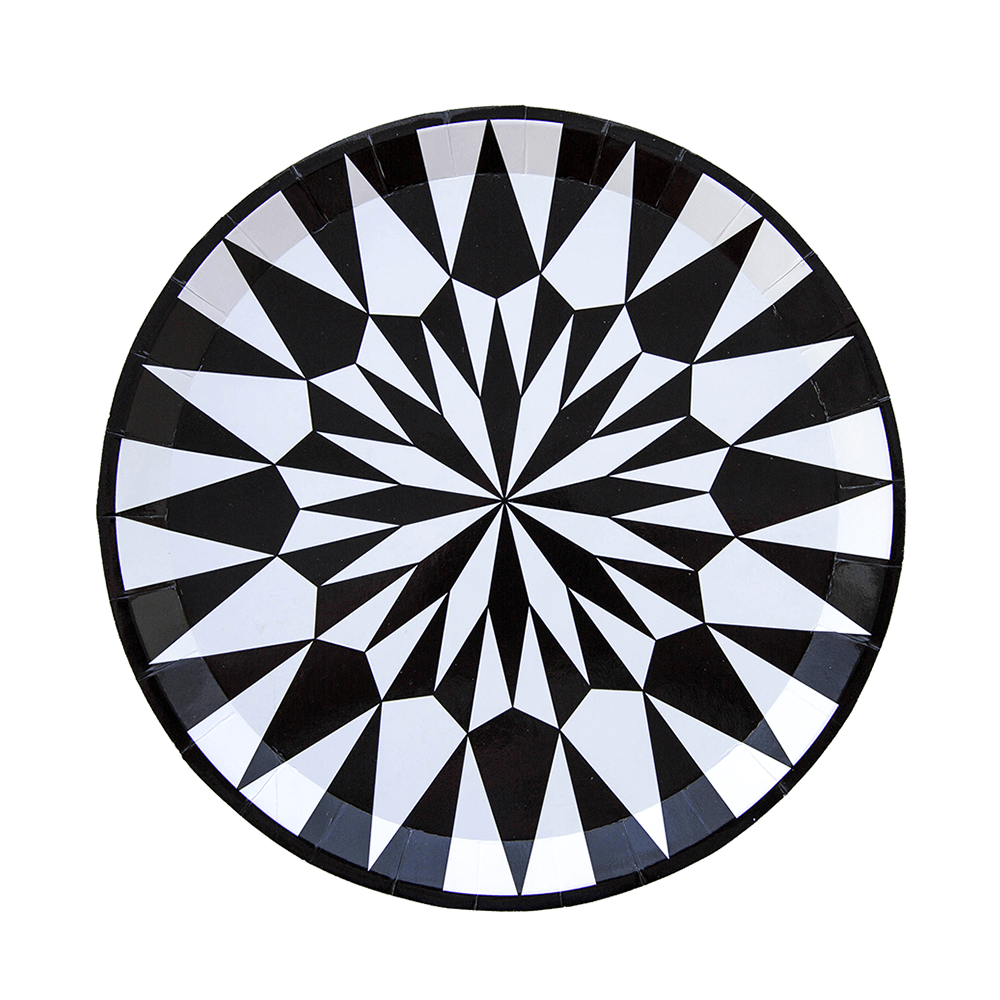 Kaleidoscope Large Plates 9" - bubblegum market