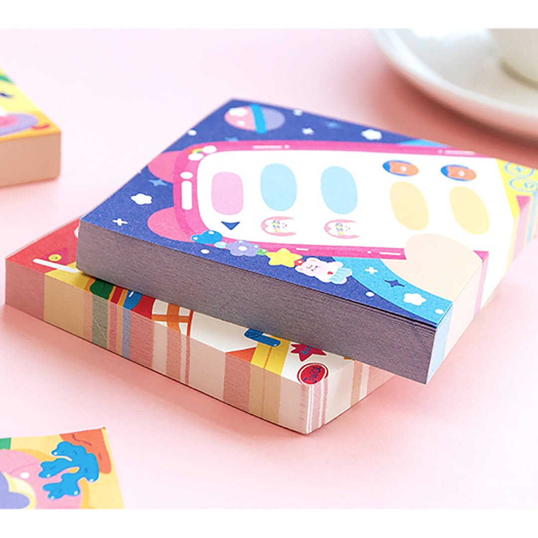 Kawaii Space Connection Memo Pad - bubblegum market