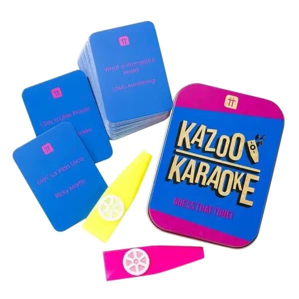 Kazoo Karaoke Game In a Tin - bubblegum market