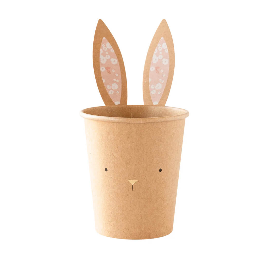 Kraft Paper Easter Bunny Cups - bubblegum market