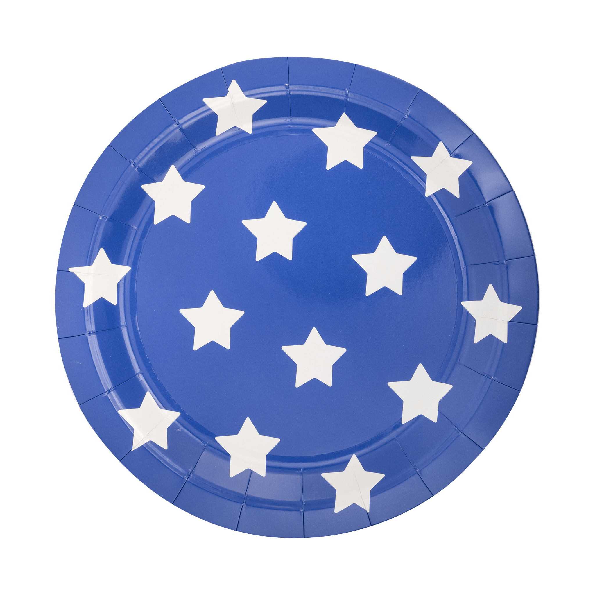 Lady Liberty Blue Stars Paper Plates 9" - bubblegum market