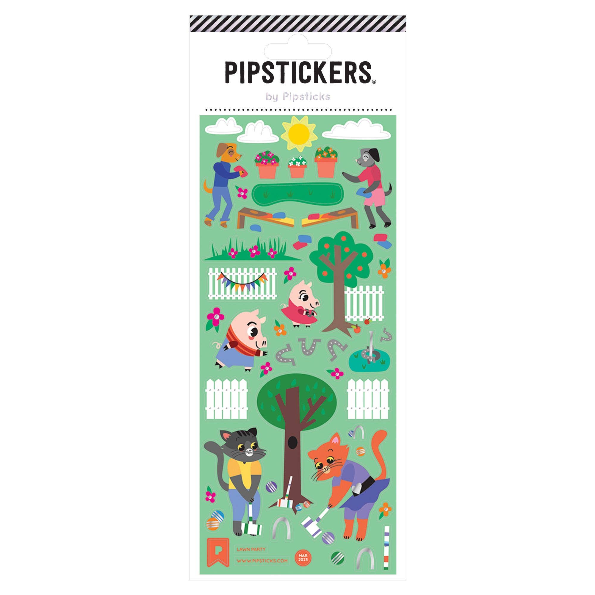Lawn Party Stickers - bubblegum market