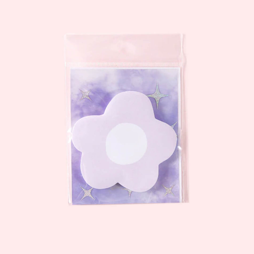    little-lilac-flower-kawaii-memo-pad-korean-stationery-cute-stationary-purple-daisy-aesthetic