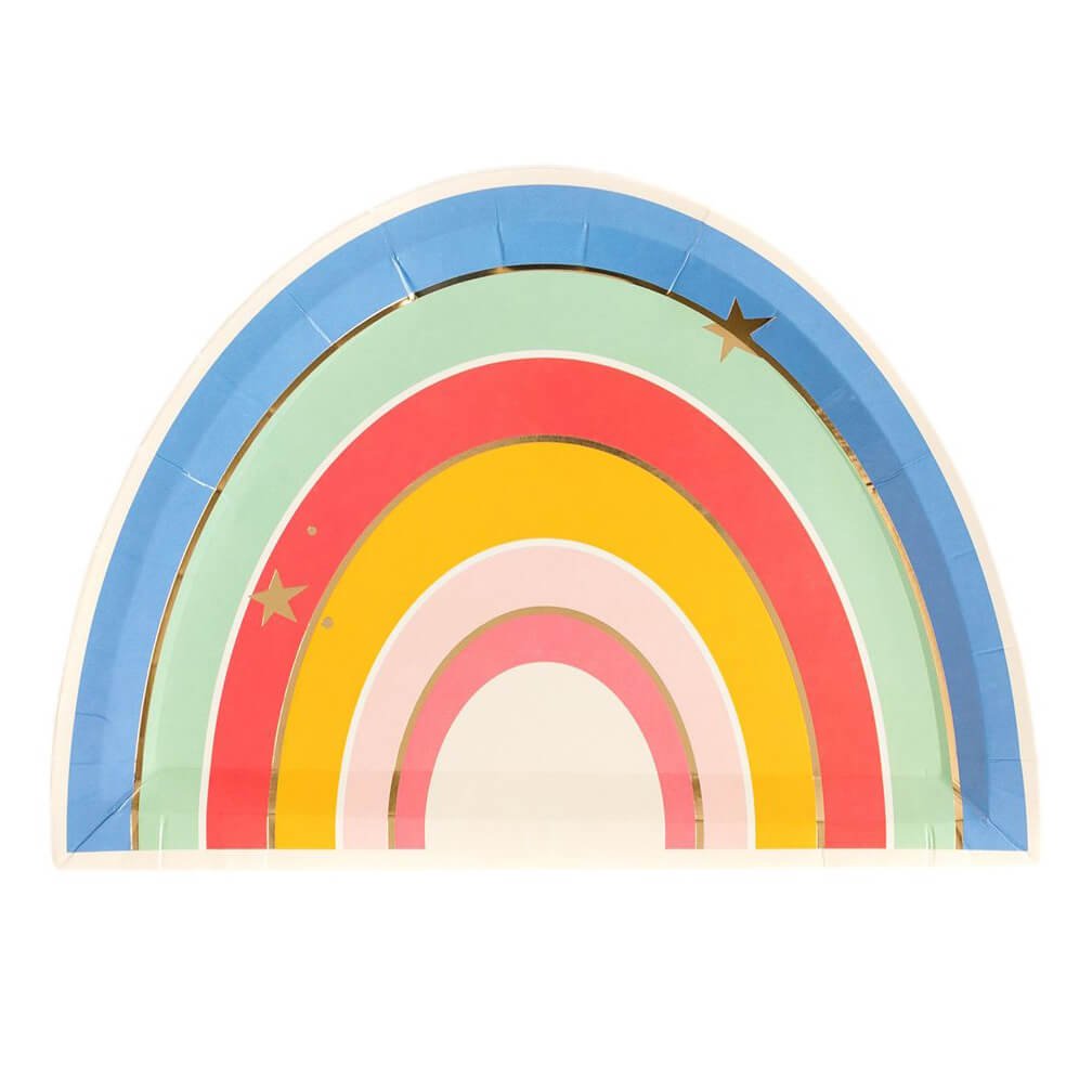 Magical Rainbow Party Plates 9" - bubblegum market