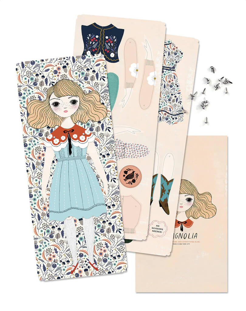Magnolia Paper Doll Kit - bubblegum market