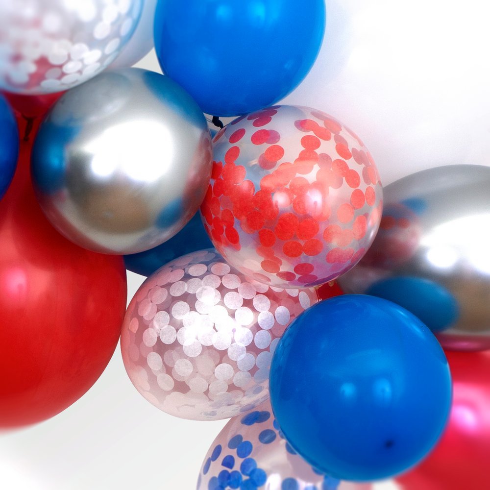 Meri Meri Party 4th of July Balloon Arch Kit - bubblegum market