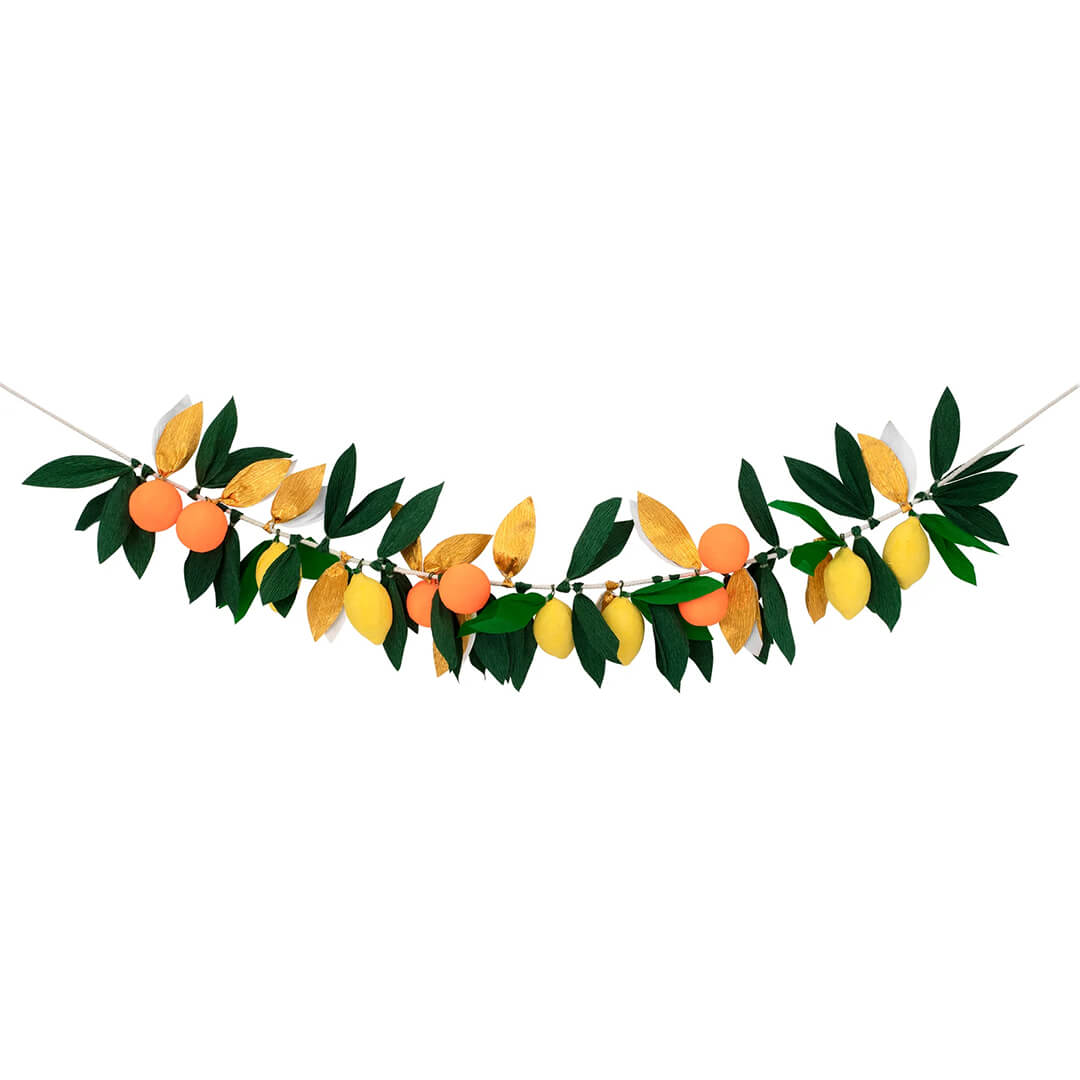 Meri Meri Party Citrus Fruit Garland - bubblegum market