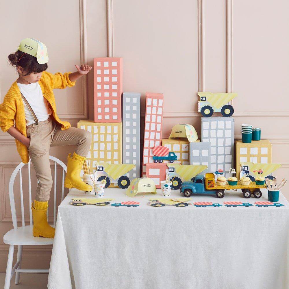 Meri Meri Party Construction Cupcake Kit - bubblegum market