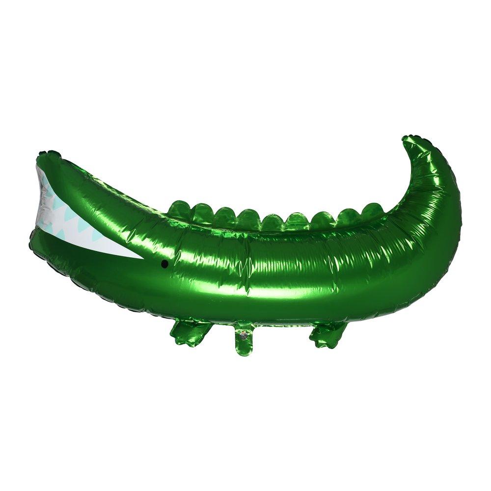 Meri Meri Party Crocodile Foil Balloon - bubblegum market