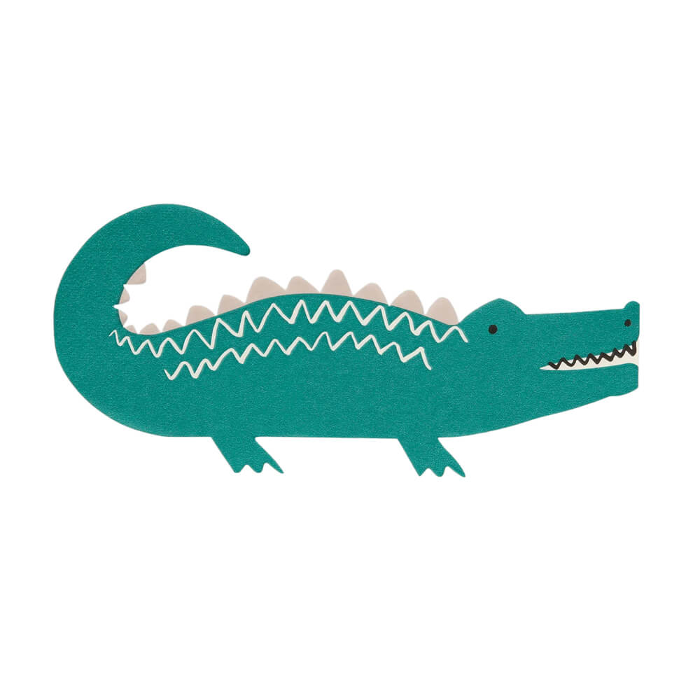 Meri Meri Party Crocodile Napkins - bubblegum market
