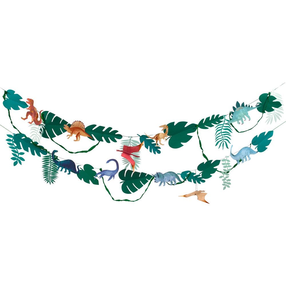 Meri Meri Party Dinosaur Kingdom Large Garland - bubblegum market