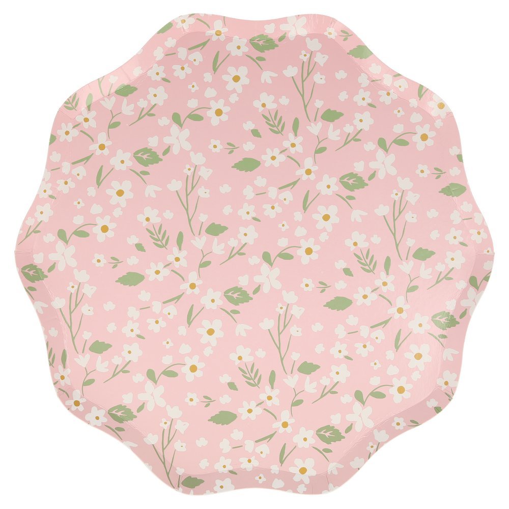 Meri Meri Party Ditsy Floral Dinner Plates 10.5" - bubblegum market