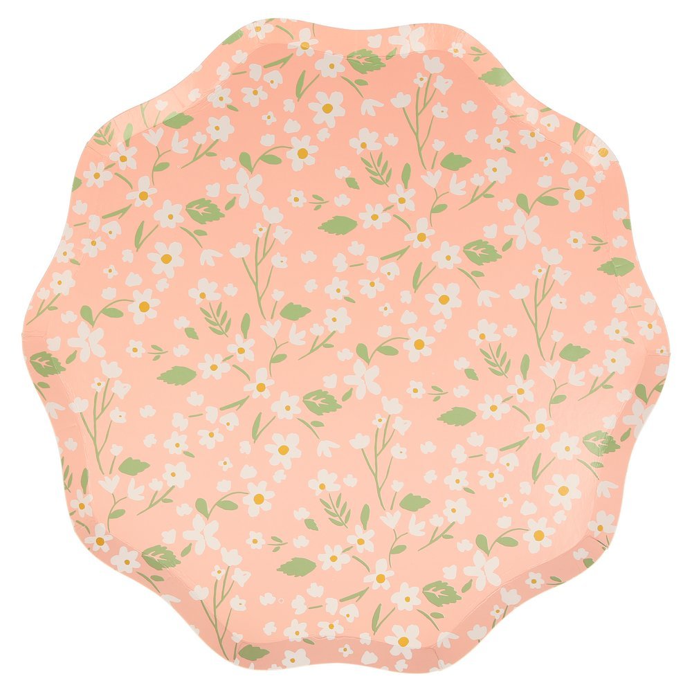 Meri Meri Party Ditsy Floral Dinner Plates 10.5" - bubblegum market