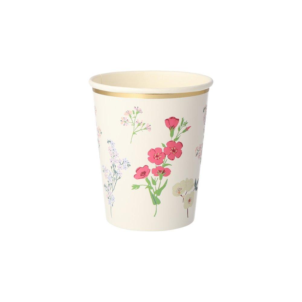 Meri Meri Party English Garden Cups - bubblegum market
