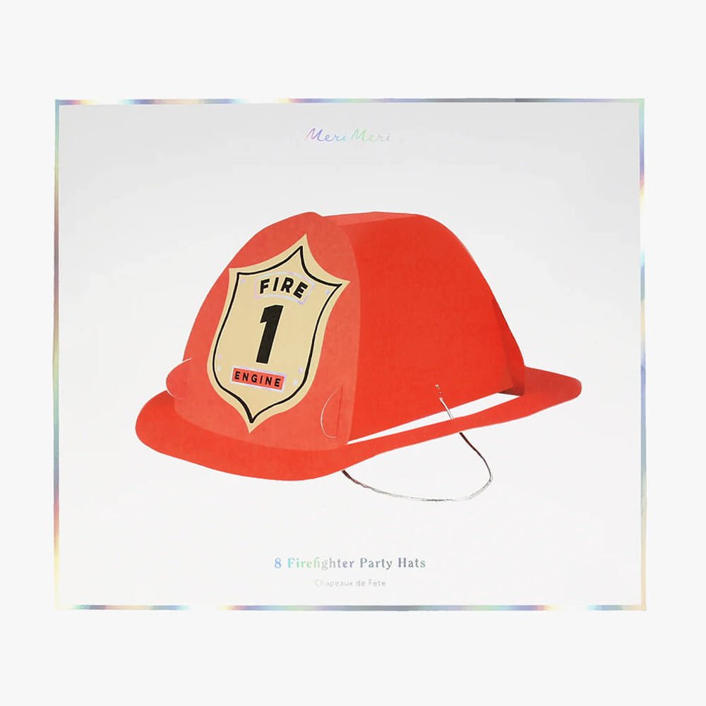 Meri Meri Party Firefighter Hats - bubblegum market