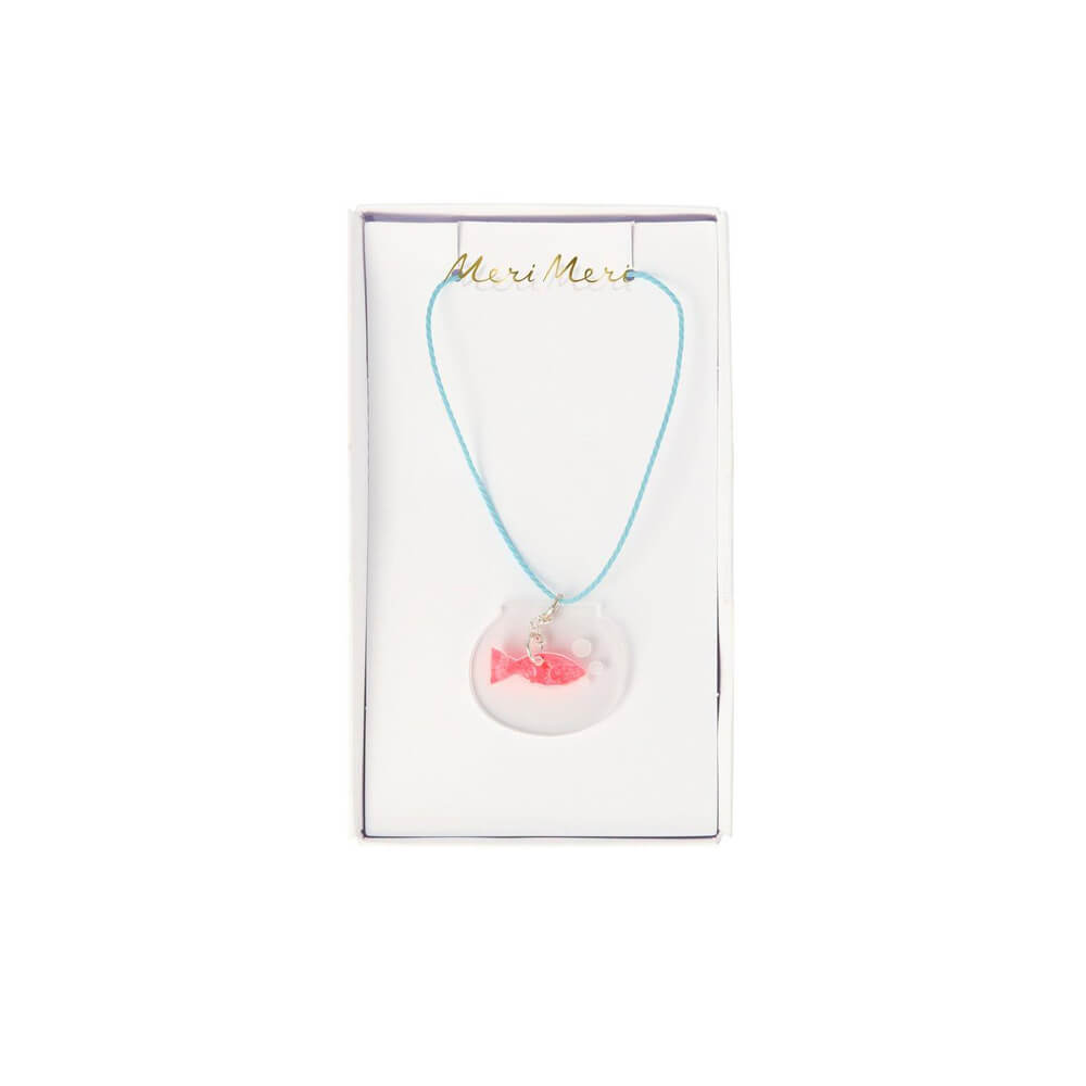 Meri Meri Party Fish Bowl Necklace - bubblegum market