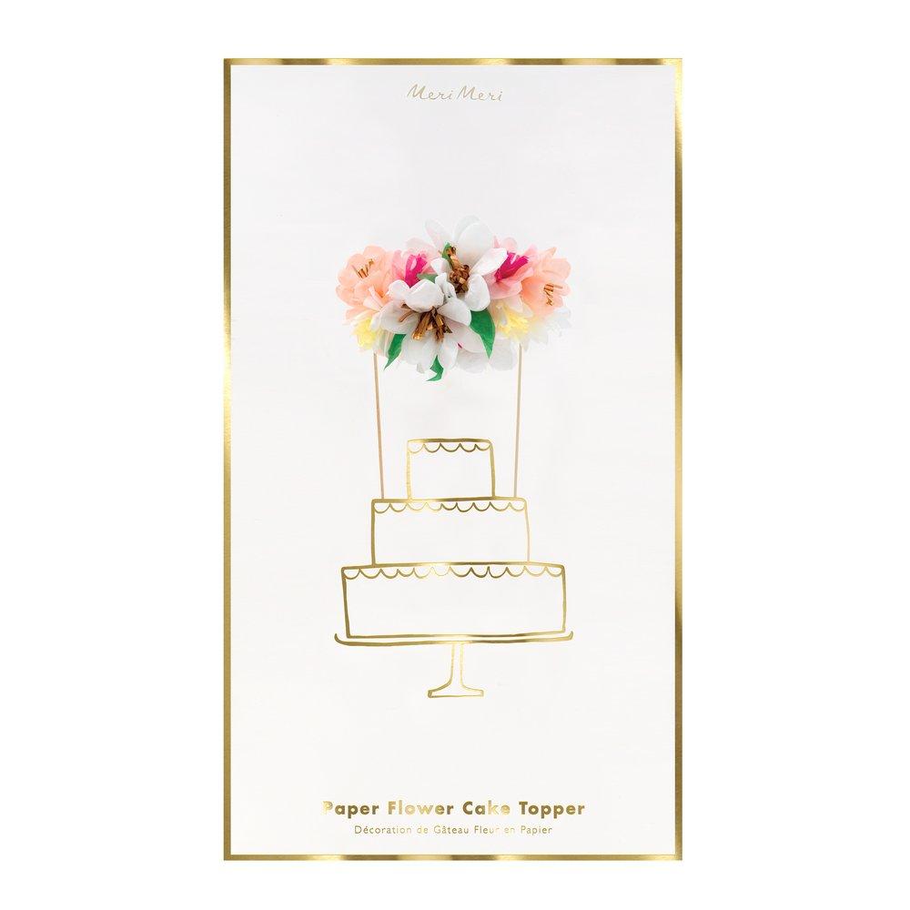 Meri Meri Party Flower Bouquet Cake Topper - bubblegum market