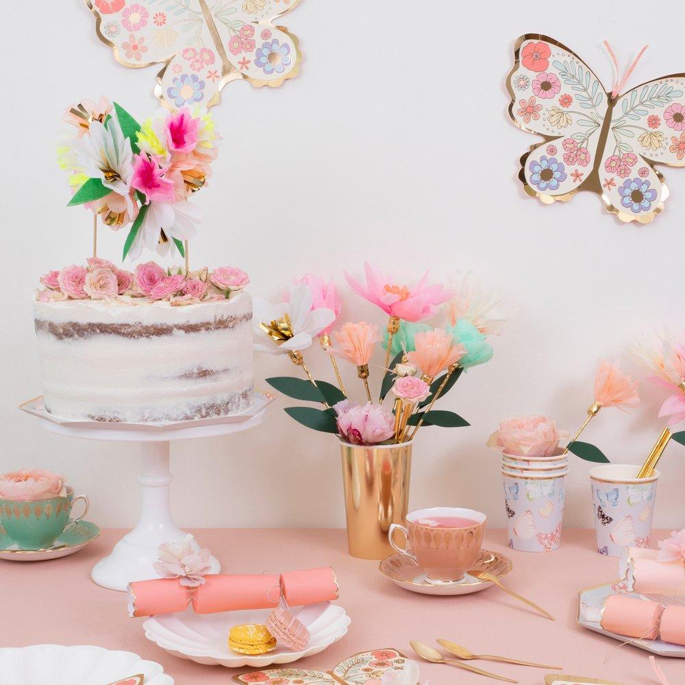 Meri Meri Party Flower Bouquet Cake Topper - bubblegum market