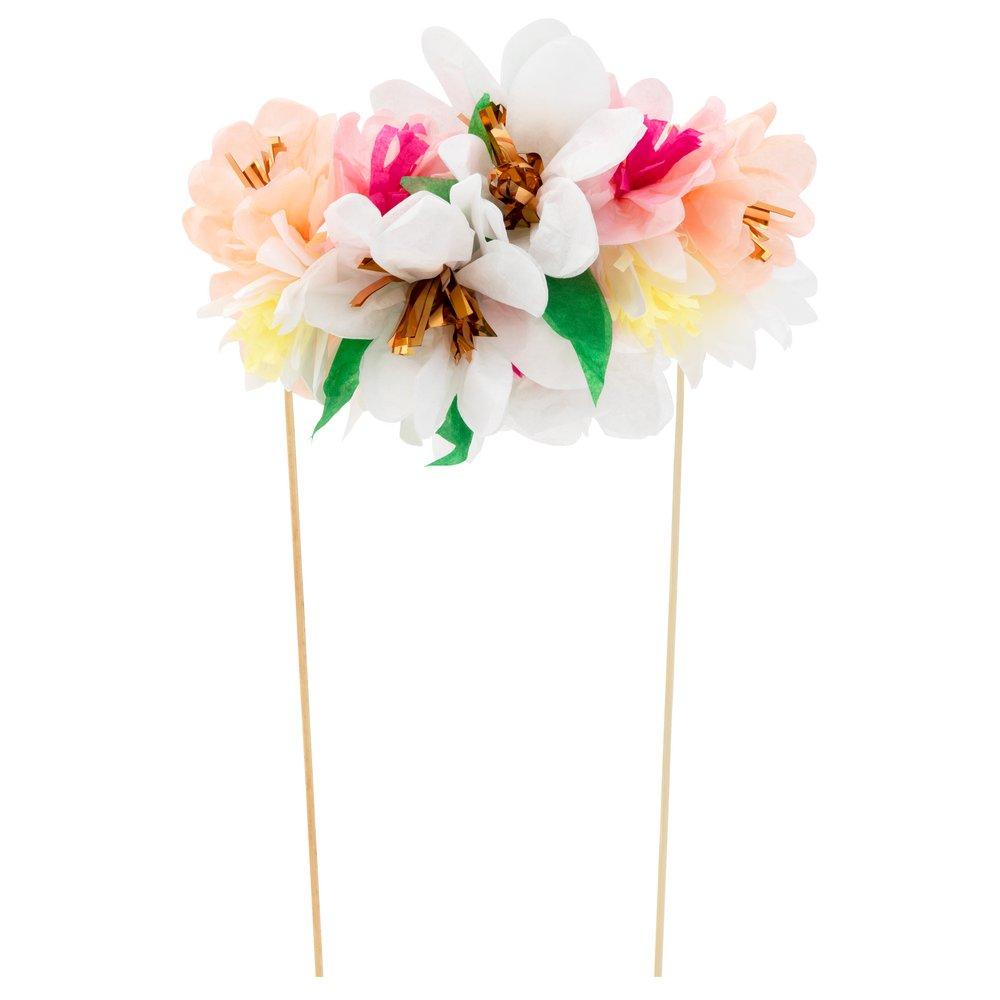 Meri Meri Party Flower Bouquet Cake Topper - bubblegum market