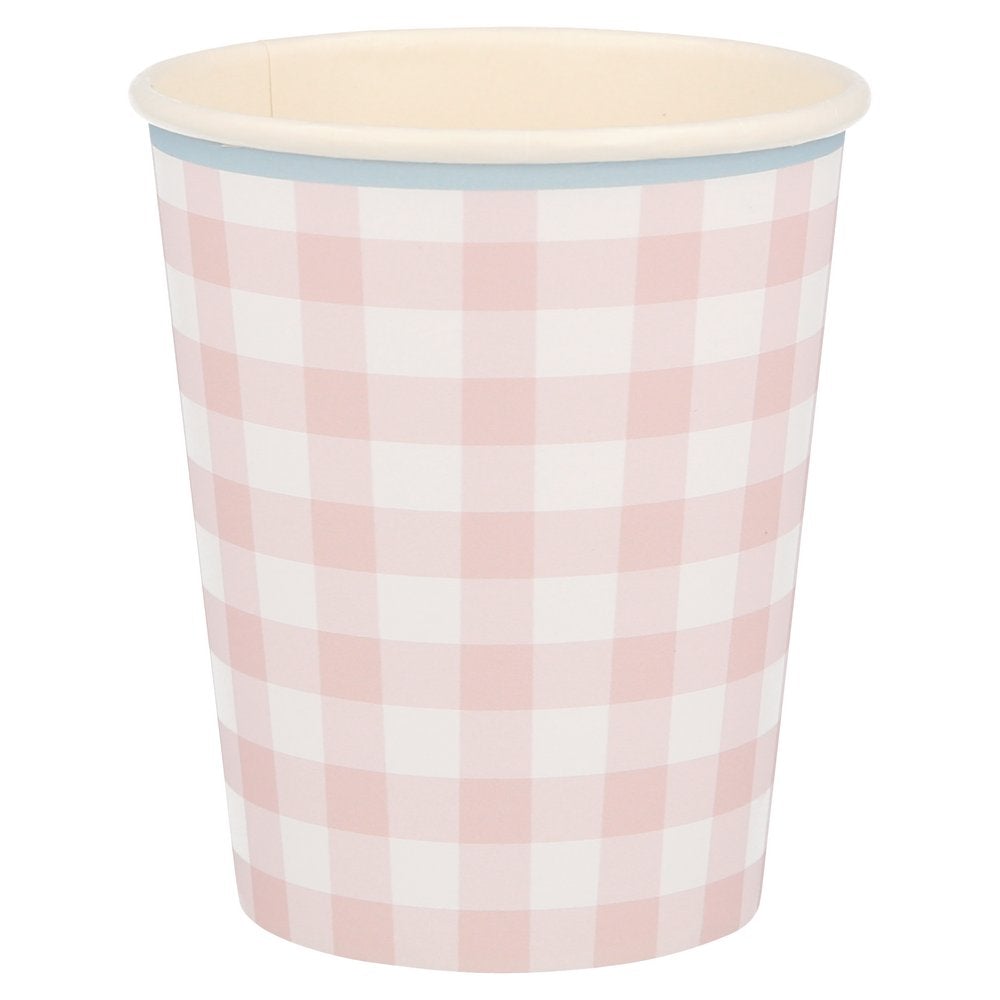 meri-meri-party-gingham-cups-pink-with-blue