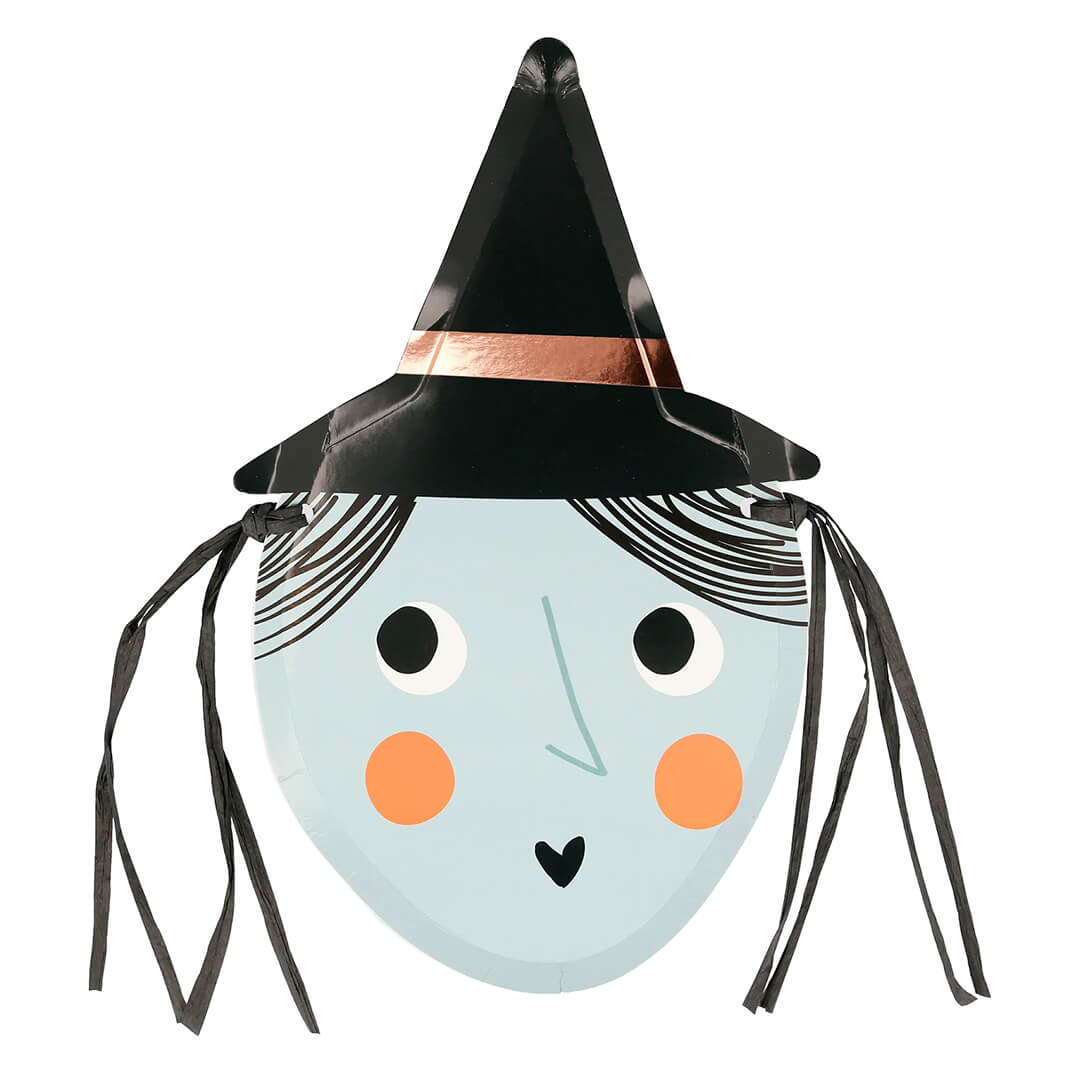 Meri Meri Party Halloween Witch Plates 11.75" - bubblegum market