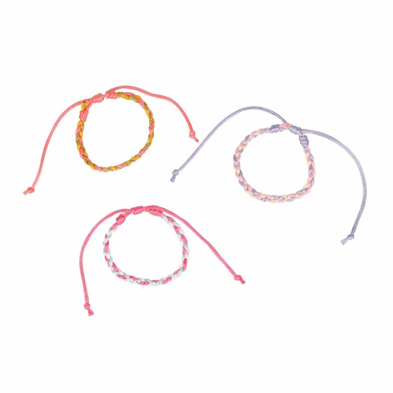 Meri Meri Party Ice Cream Cone Valentine Cards & Friendship Bracelets (12ct) - bubblegum market