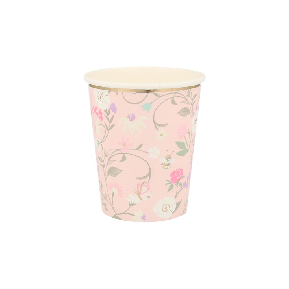 Meri Meri Party Ladurée Paris Floral Cups - bubblegum market