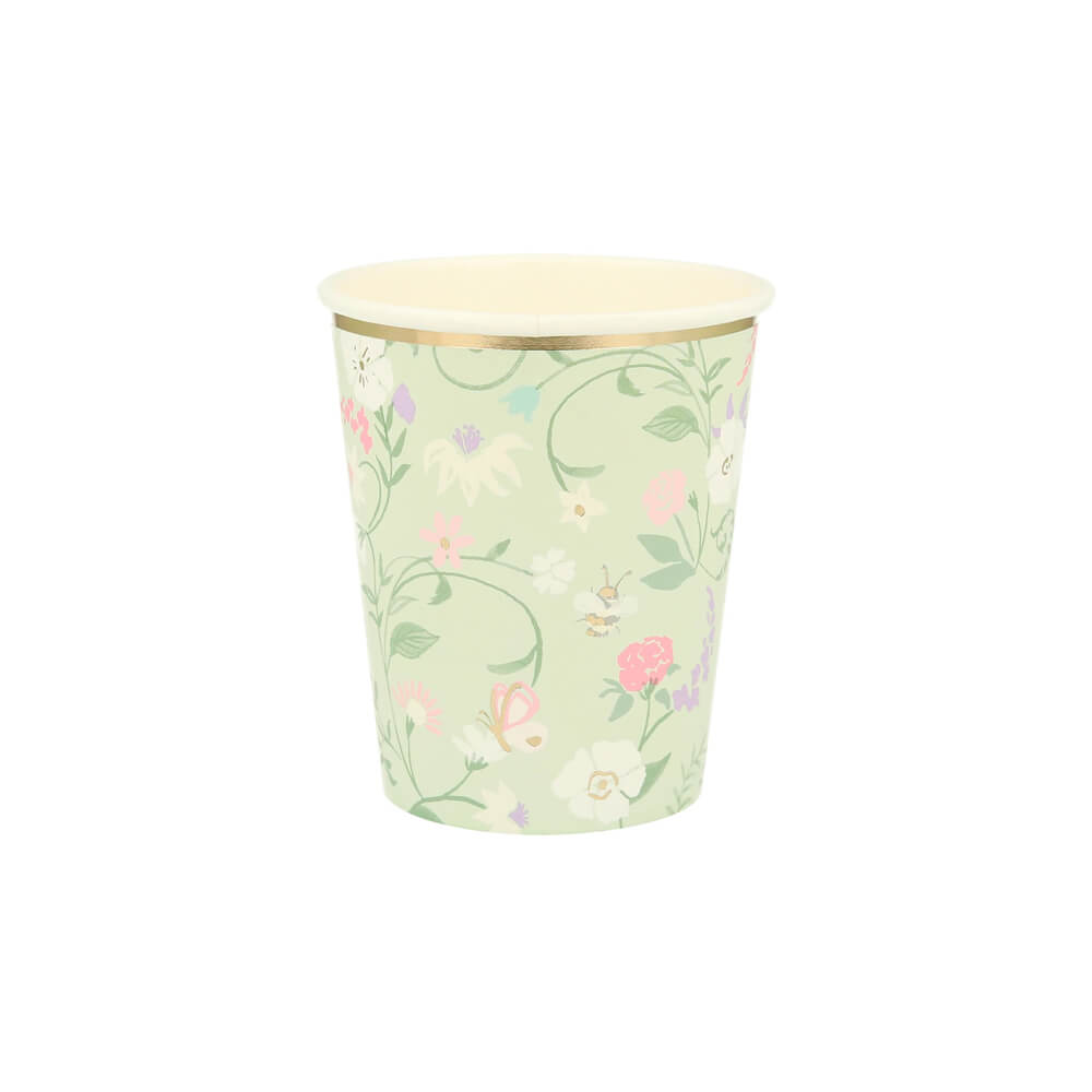 Meri Meri Party Ladurée Paris Floral Cups - bubblegum market