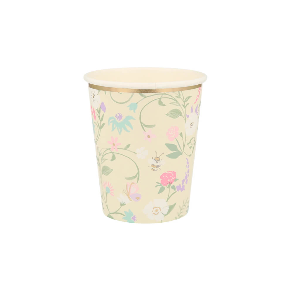 Meri Meri Party Ladurée Paris Floral Cups - bubblegum market
