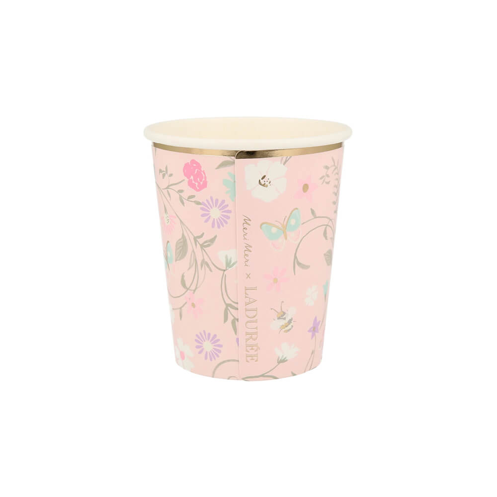 Meri Meri Party Ladurée Paris Floral Cups - bubblegum market