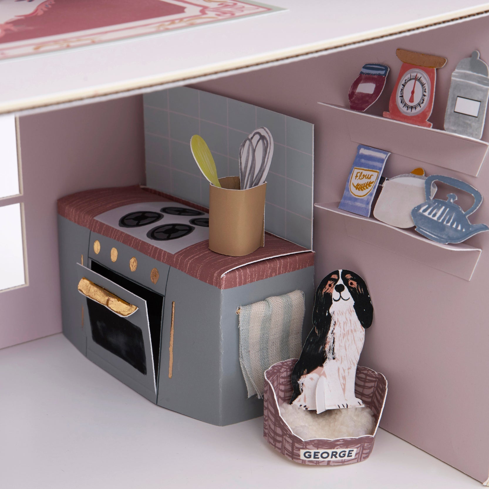 Meri Meri Party Mini Paper Dolls House - bubblegum market