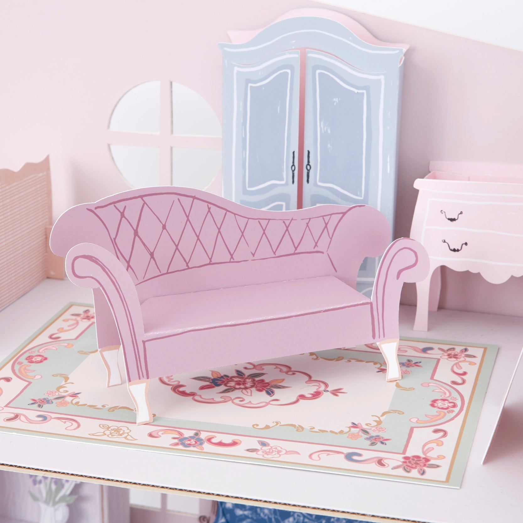 Meri Meri Party Mini Paper Dolls House - bubblegum market