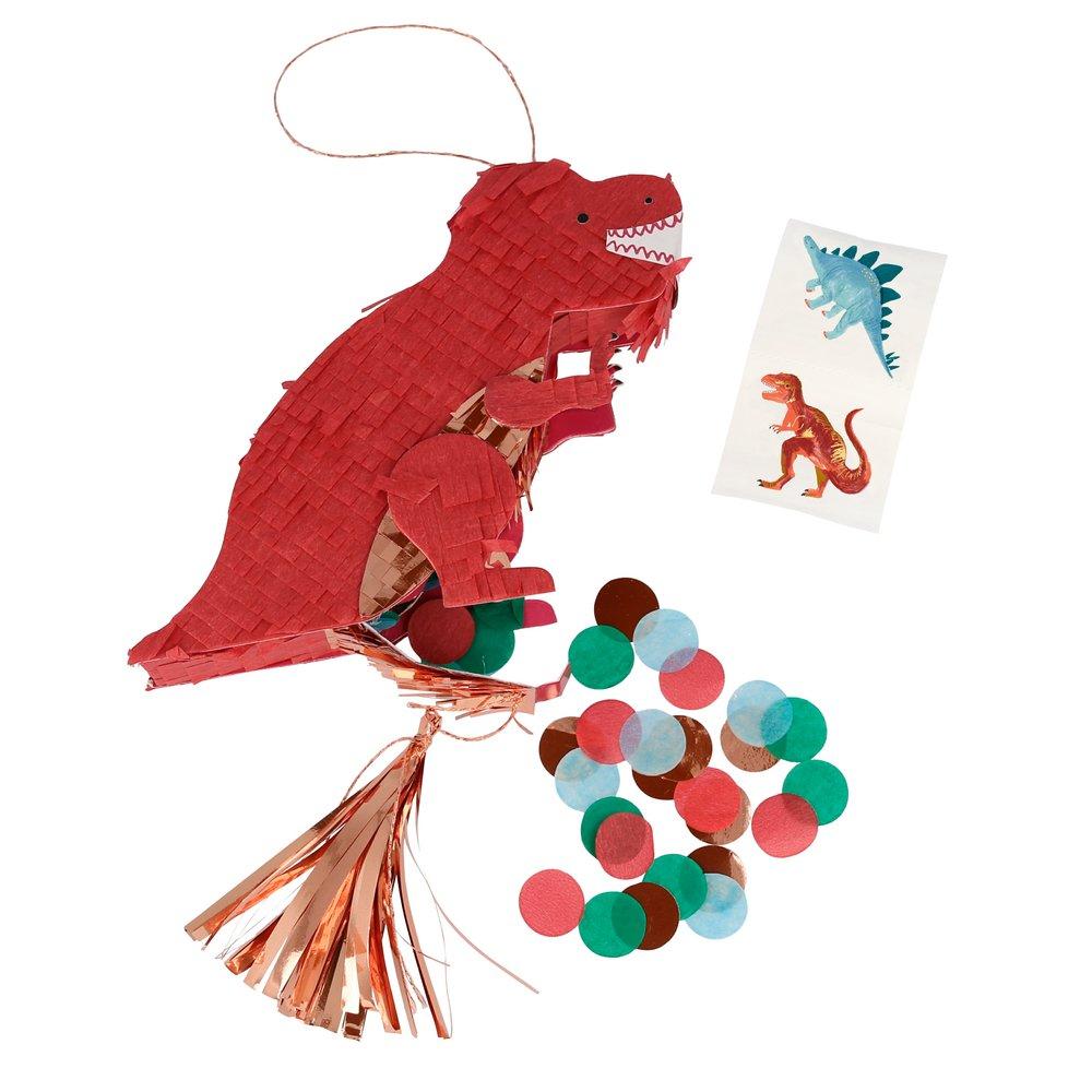 Meri Meri Party Mini T - Rex Pinata Favor - bubblegum market