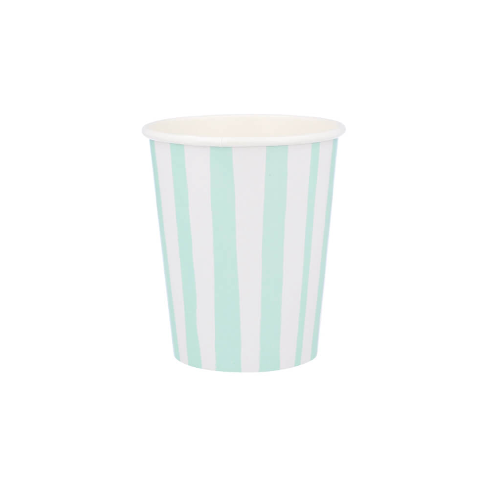 meri-meri-party-mint-and-white-stripe-cups