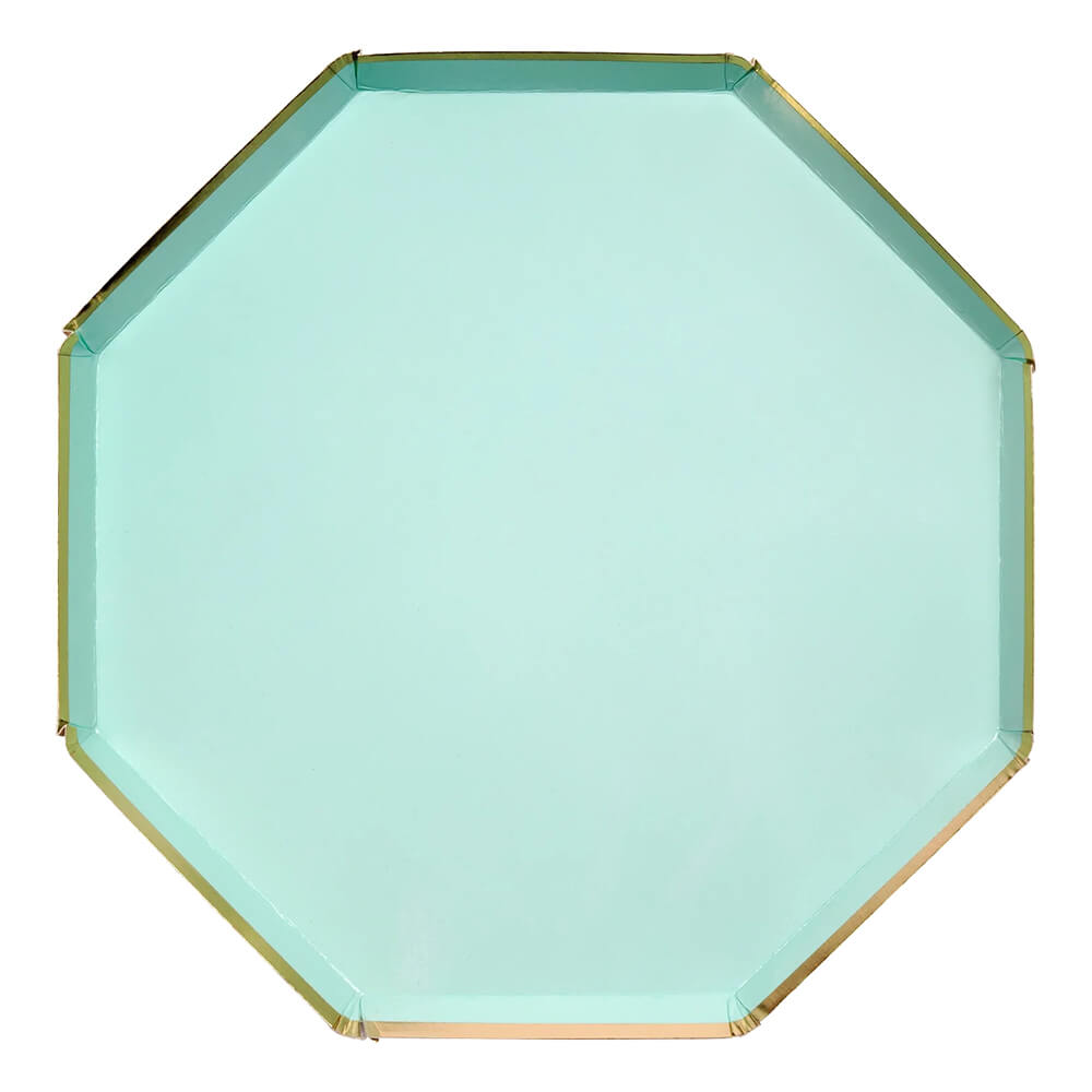 Meri Meri Party Mint Dinner Plates 10.25" - bubblegum market