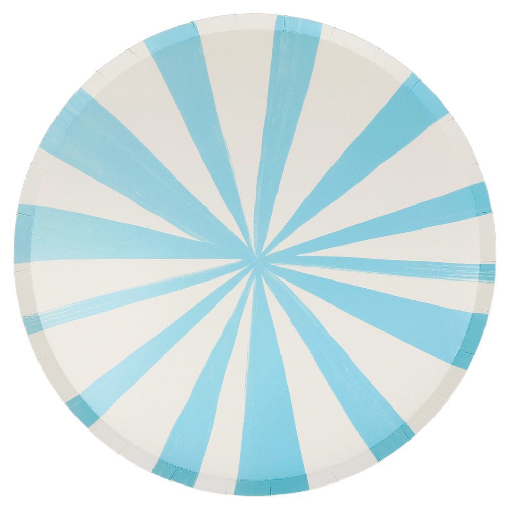 Meri Meri Party Mixed Stripe Dinner Plates 10.5" - bubblegum market