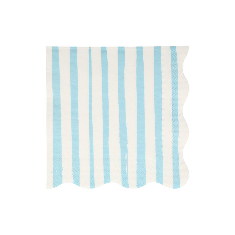 Meri Meri Party Mixed Stripe Large Napkins - bubblegum market