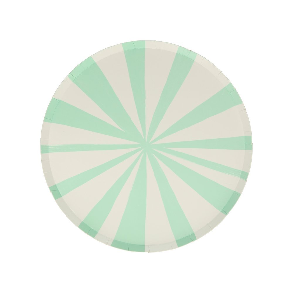 Meri Meri Party Mixed Stripe Side Plates 8.5" - bubblegum market