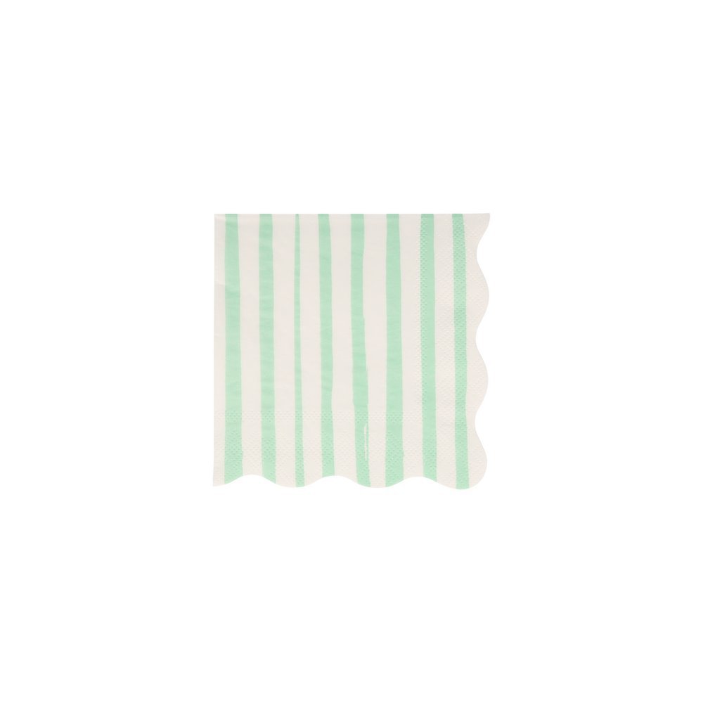 Meri Meri Party Mixed Stripe Small Napkins - bubblegum market