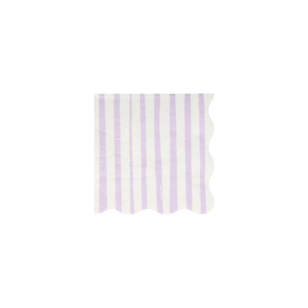 Meri Meri Party Mixed Stripe Small Napkins - bubblegum market