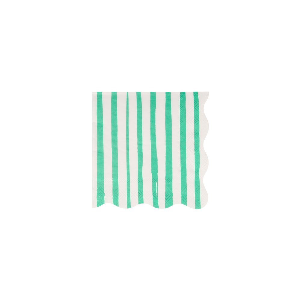 Meri Meri Party Mixed Stripe Small Napkins - bubblegum market