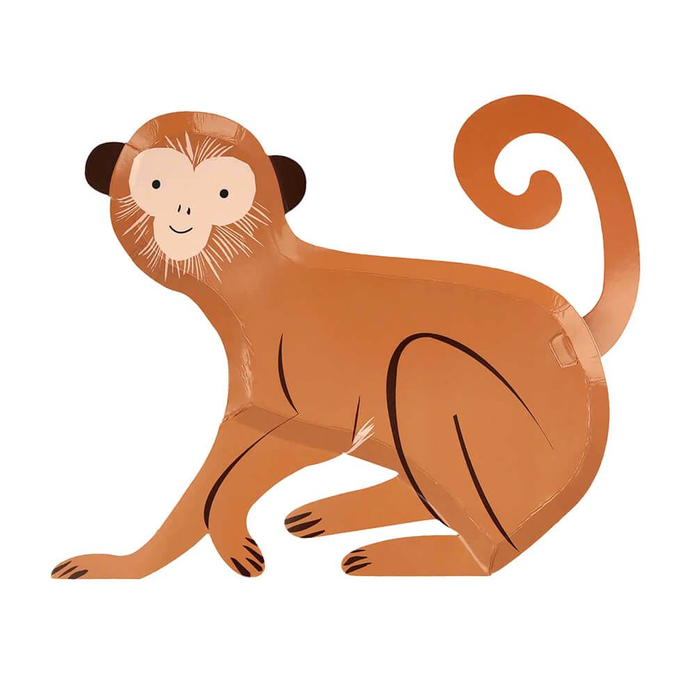 Meri Meri Party Monkey Plates 9.5" - bubblegum market