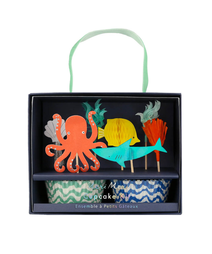 Meri Meri Party Octopus & Shark Cupcake Kit