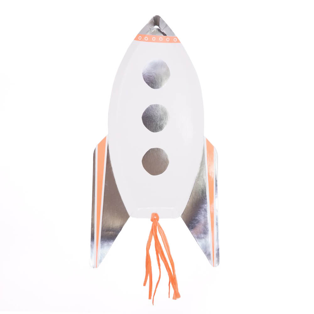 Meri Meri Party Outer Space Rocket Plates 12.5" - bubblegum market