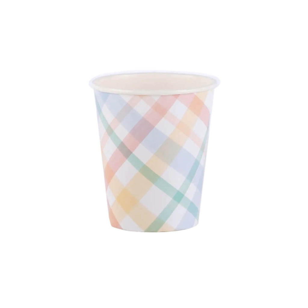 meri-meri-party-plaid-pattern-spring-easter-paper-cups