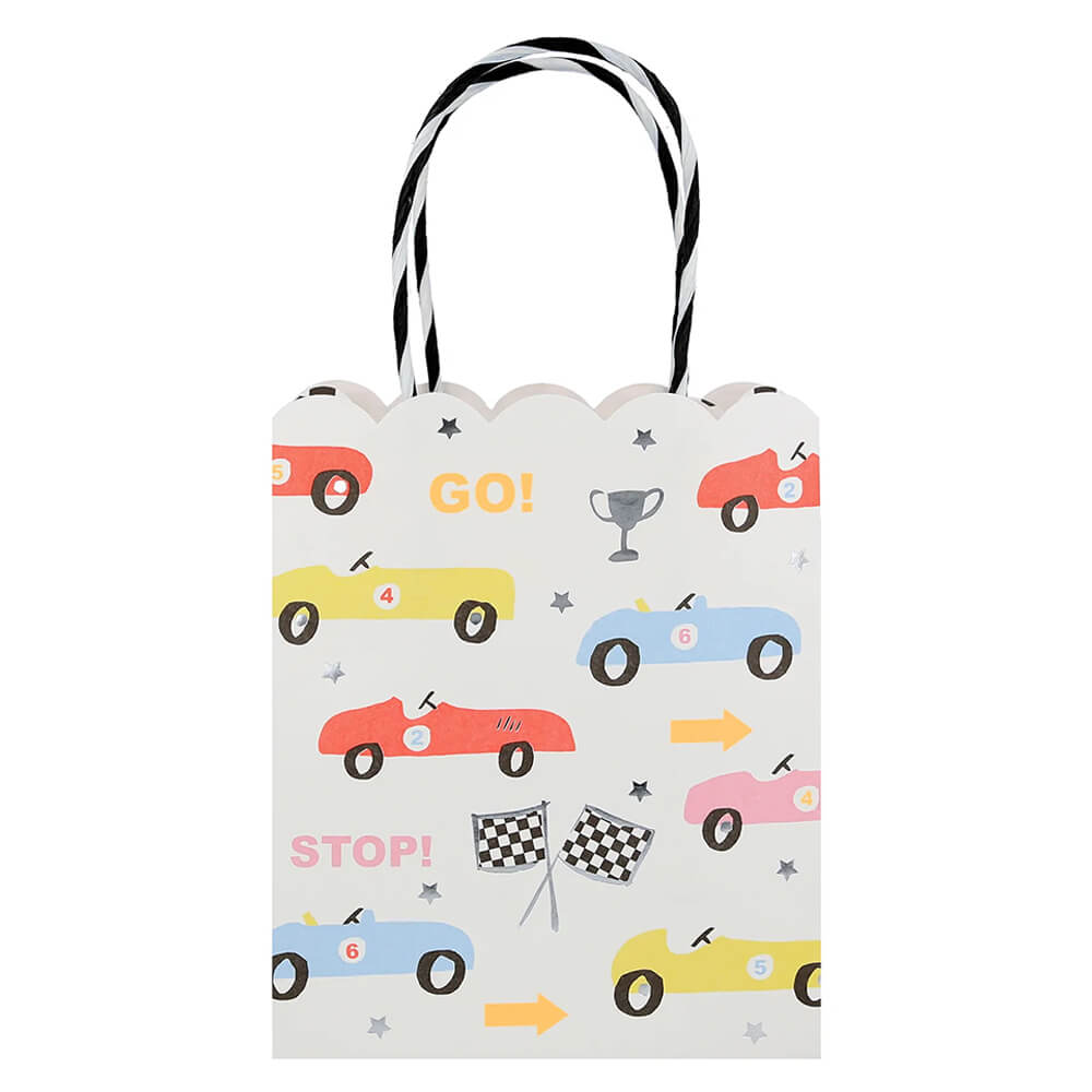 Meri Meri Party Race Car Favor / Treat Bags - bubblegum market