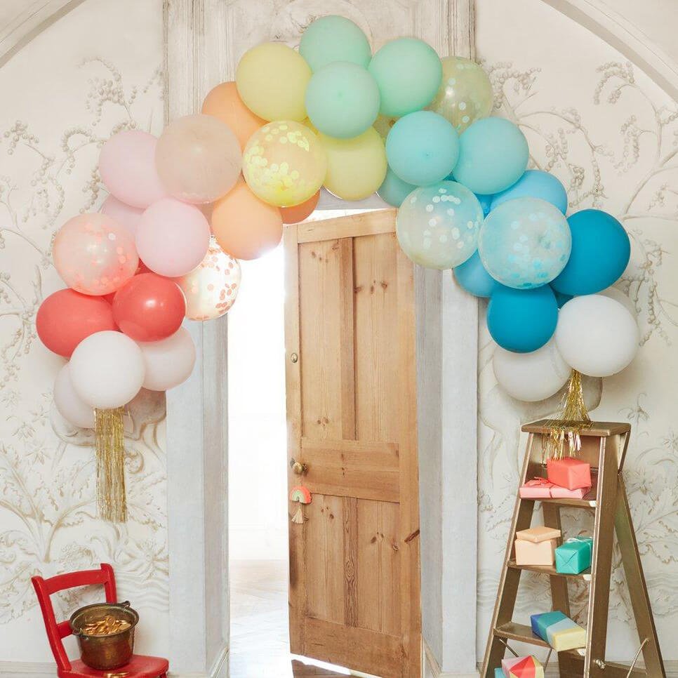 Meri Meri Party Rainbow Balloon Arch Kit - bubblegum market