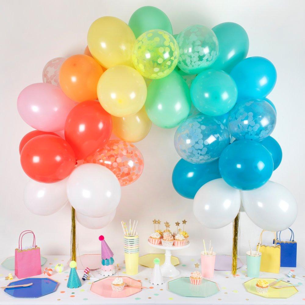 Meri Meri Party Rainbow Balloon Cake Topper Kit - bubblegum market