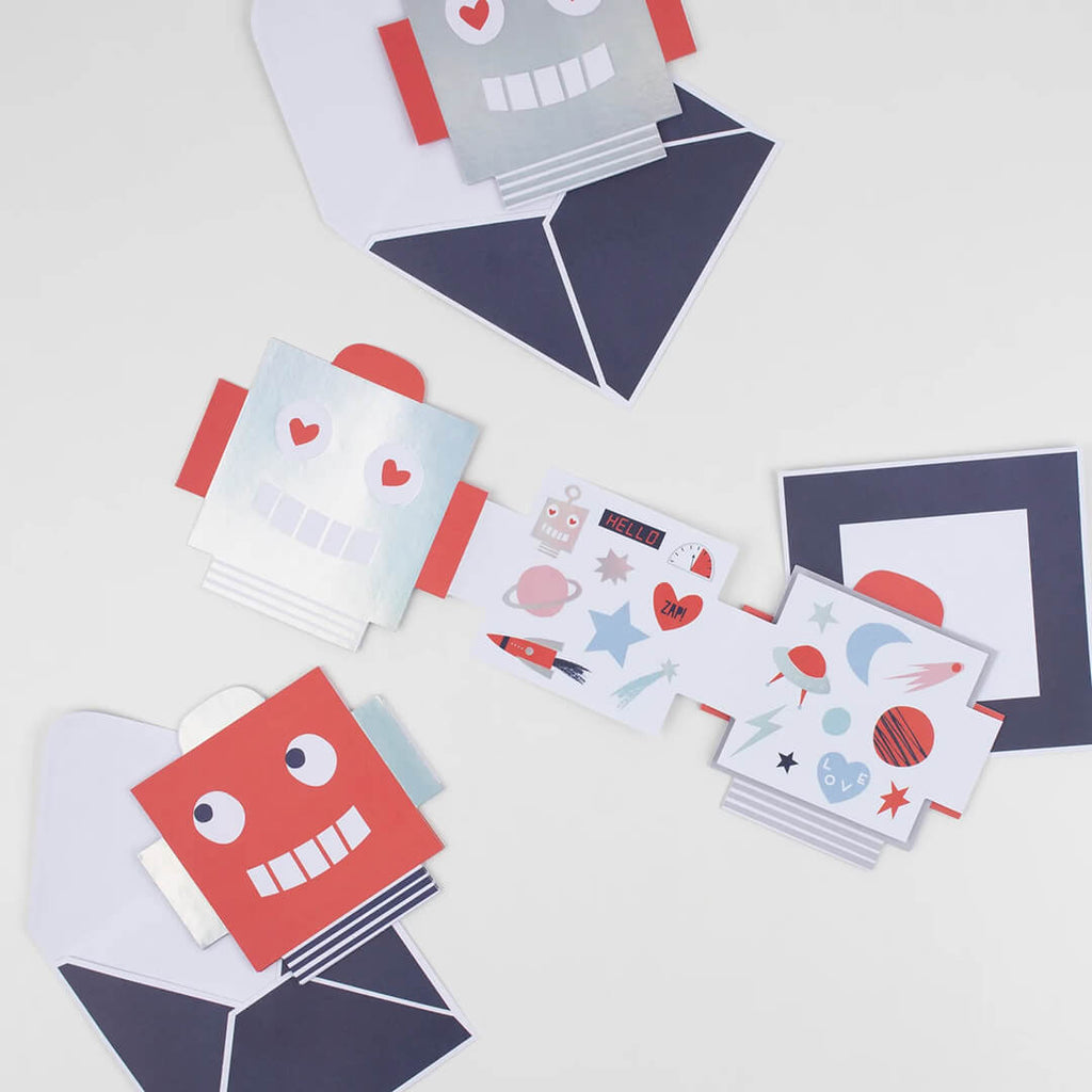 meri-meri-party-robot-concertina-valentine-cards-stickers-example