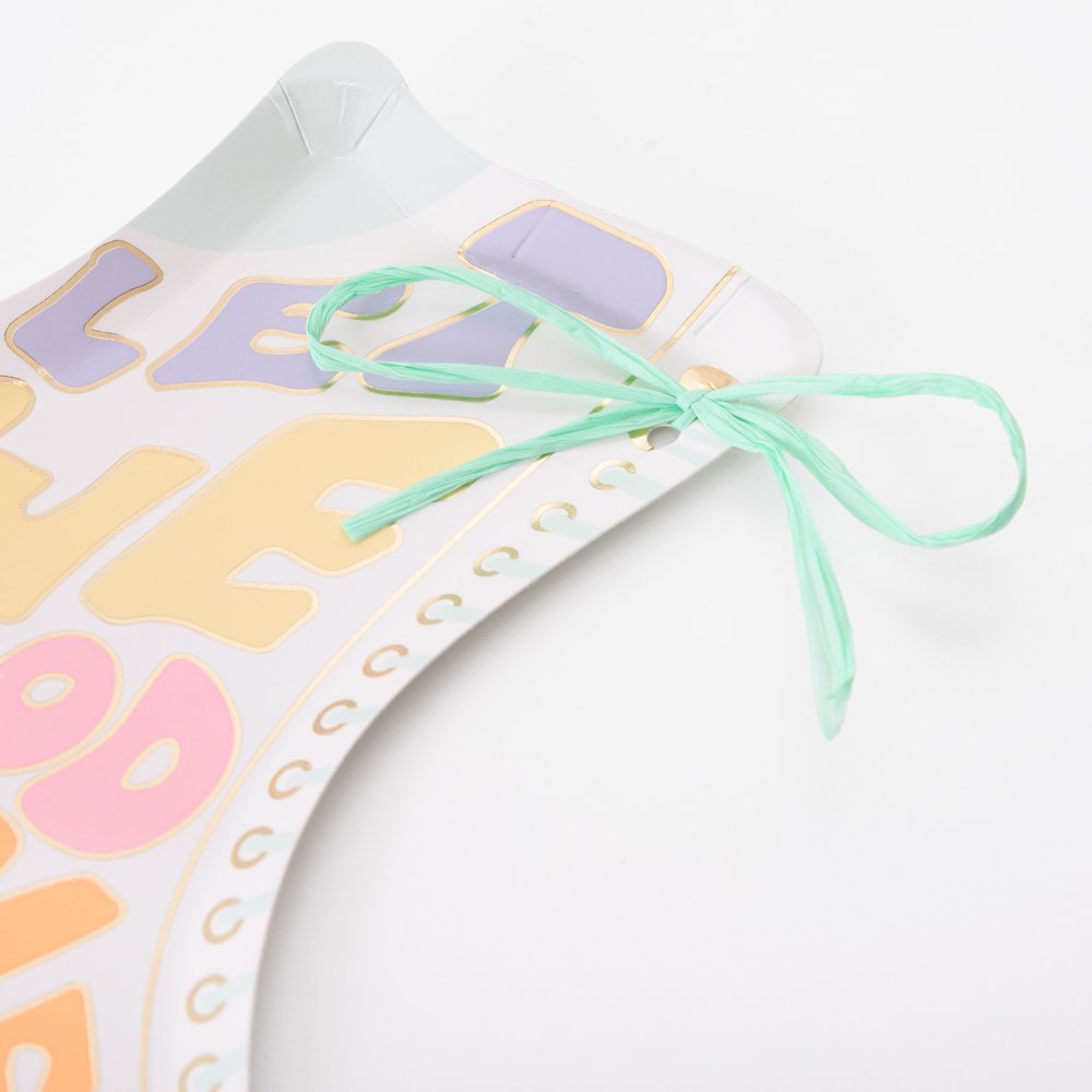 Meri Meri Party Roller Skate Plates 9.5" - bubblegum market
